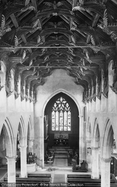 Photo of March, St Wendreda's Church Interior 1929