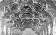 St Wendreda's Church Interior, The Angel Roof 1929, March