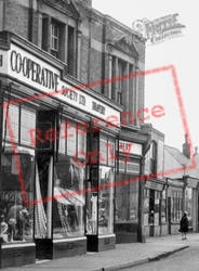 Station Road, Co-Operative Store c.1955, March