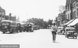 Vehicles In Broad Street c.1950, March