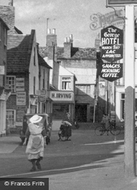 Walking By The George Hotel c.1960, March