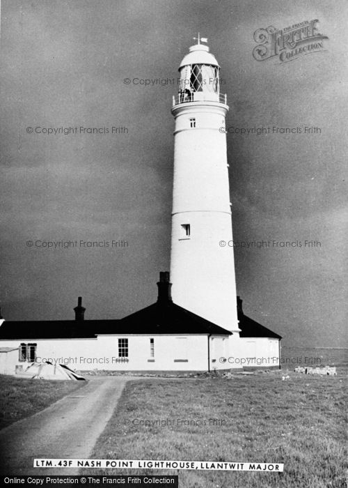 Photo of Marcross, Nash Point Lighthouse c.1960