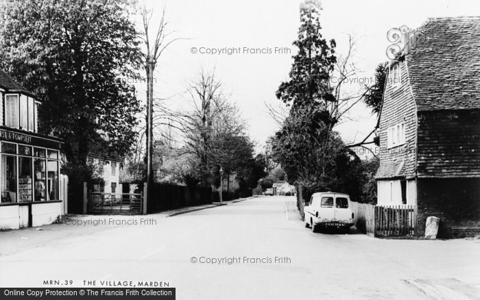 Photo of Marden, The Village c.1965