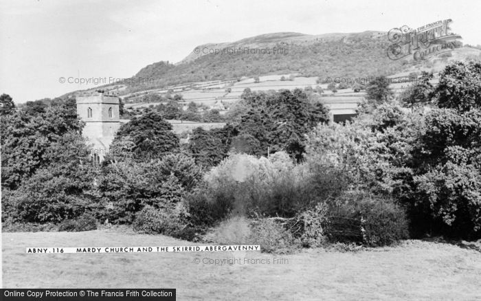 Photo of Mardy, Church And The Skirrid c.1965