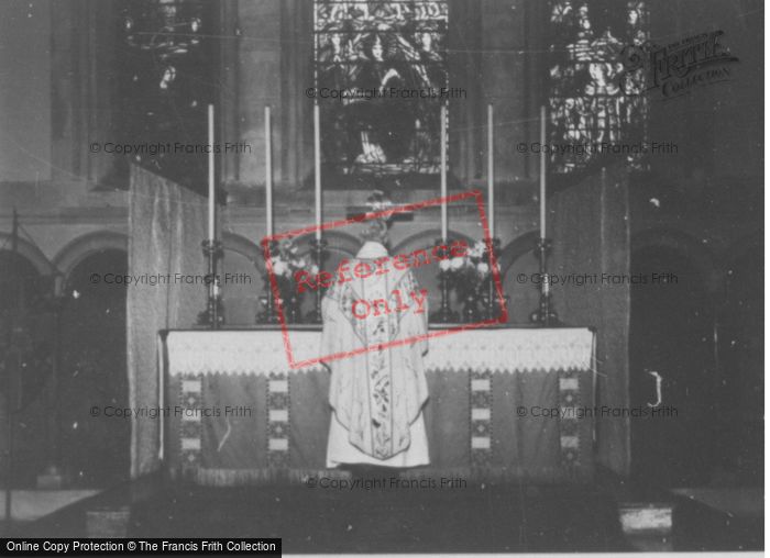 Photo of Margam, Abbey, The Altar c.1955