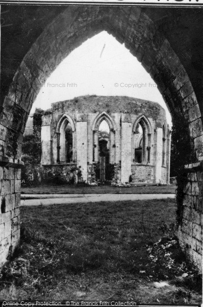 Photo of Margam, Abbey, The Chapter House c.1955