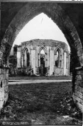Abbey, The Chapter House c.1955, Margam