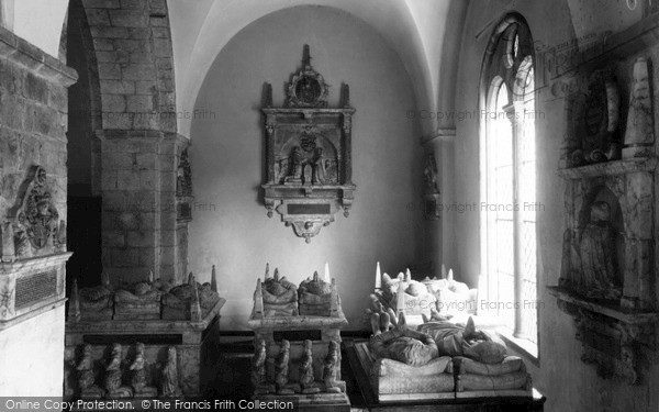 Photo of Margam, Abbey, The Mansel Tombs c.1955