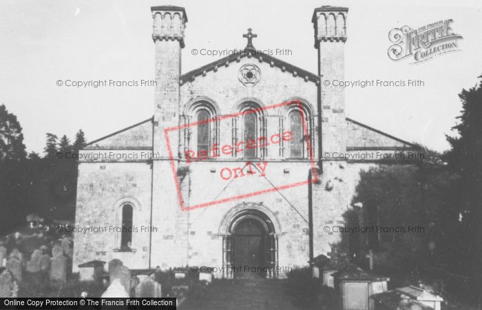 Photo of Margam, Abbey, West Front c.1955