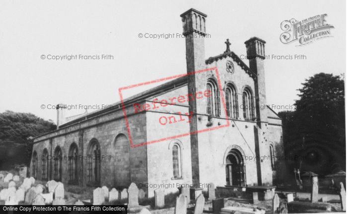 Photo of Margam, Abbey, West Front c.1955