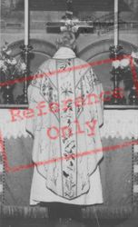 Clergyman Wearing Old Vestments c.1955, Margam
