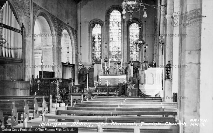 Photo of Margam, Parish Church, Interior c.1955