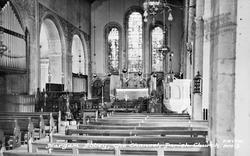Parish Church, Interior c.1955, Margam