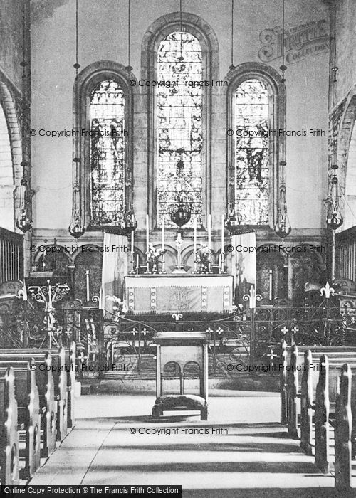 Photo of Margam, The Abbey Church  Interior c.1955