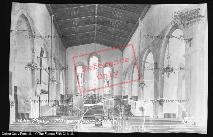 Photo of Margam, The Abbey Interior 1936