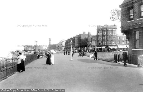 Photo of Margate, Clifton Baths Promenade 1897