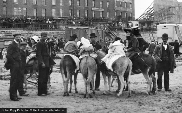 Photo of Margate, Donkey Rides On The Sands 1906