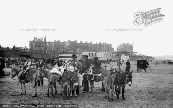 Photo of Margate, Donkeys On The Sands 1906