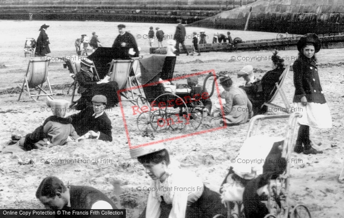 Photo of Margate, Families On The Beach 1906
