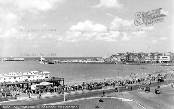 Photo of Margate, Marine Sands And Harbour c.1950
