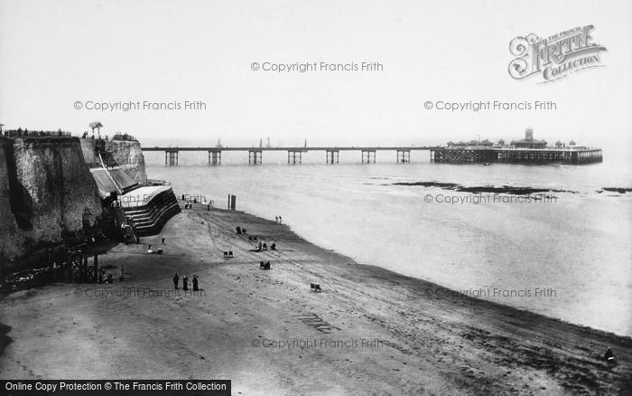 Photo of Margate, The Jetty And Fort 1897