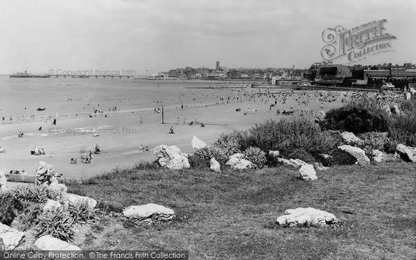 Photo of Margate, Westbrook Sands c.1950