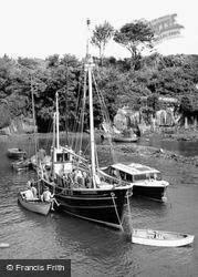 Marian Glas, Boats At Traeth Bychan c.1955, Marian-Glas