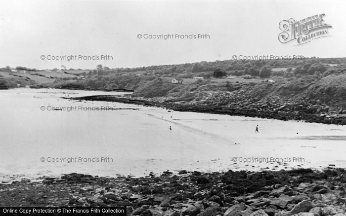 Photo of Marian Glas, Dinas And Traeth Bychan Beach c.1955