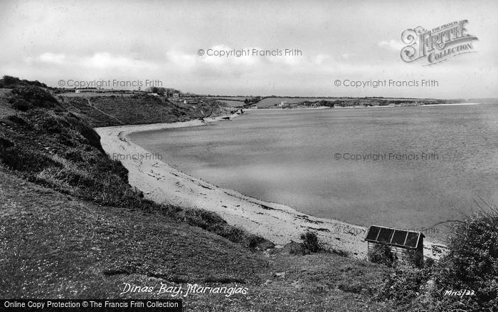 Photo of Marian Glas, Dinas Bay c.1955