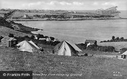 Marian Glas, Dinas Bay From Camping Ground c.1955, Marian-Glas