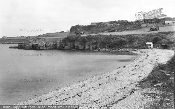 Photo of Marian Glas, Dinas Beach And Point c.1950