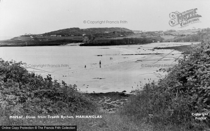 Photo of Marian Glas, Dinas, From Traeth Bychan c.1955
