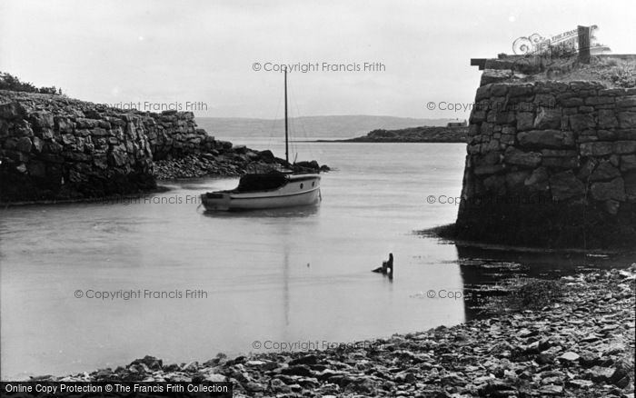 Photo of Marian Glas, The Harbour, Traeth Bychan c.1955