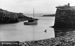 Marian Glas, The Harbour, Traeth Bychan c.1955, Marian-Glas