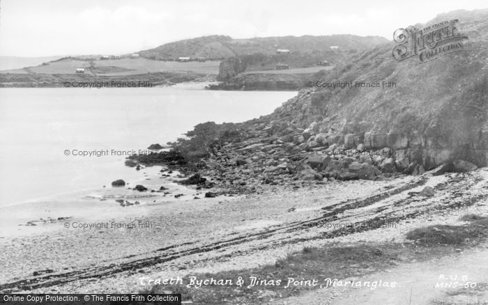 Photo of Marian Glas, Traeth Bychan And Dinas Point c.1955