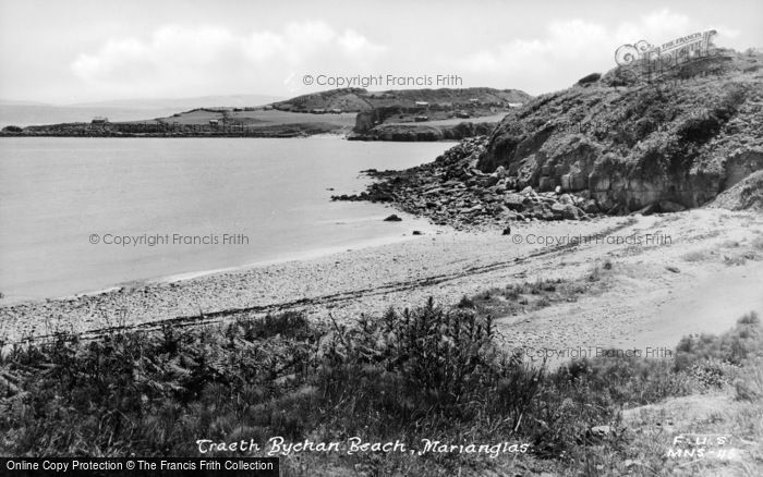 Photo of Marian Glas, Traeth Bychan Beach c.1955