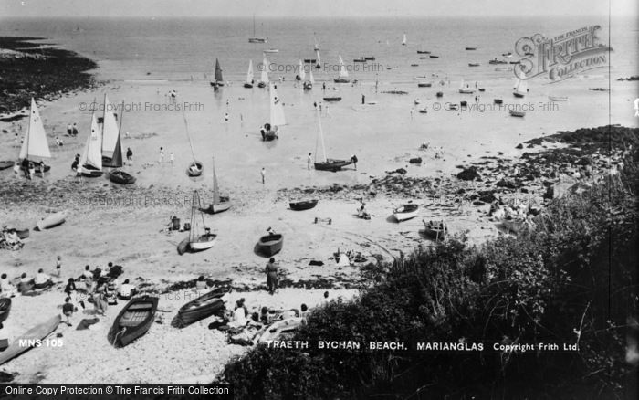 Photo of Marian Glas, Traeth Bychan Beach c.1960