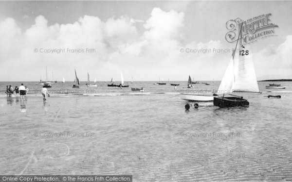 Photo of Marian Glas, Yachting At Traeth Bychan c.1960