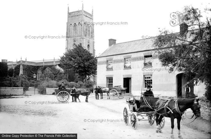 Photo of Mark, Pack Horse Hotel And Church 1890