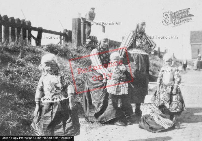 Photo of Marken, Girls In Traditional Costume c.1930