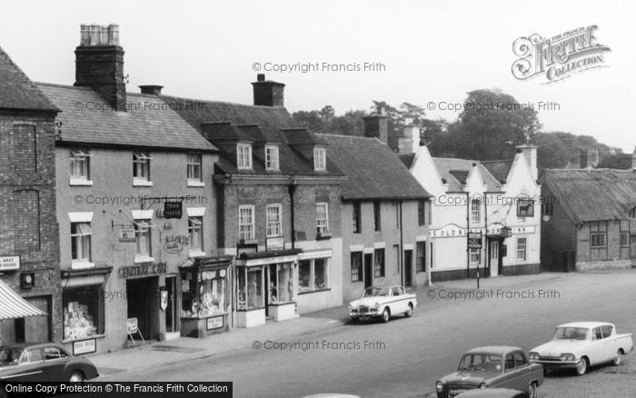 Photo of Market Bosworth, Central Cafe And The Old Black Horse Inn c.1965
