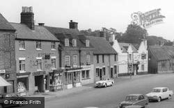 Central Cafe And The Old Black Horse Inn c.1965, Market Bosworth