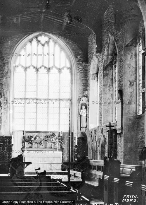 Photo of Market Deeping, St Guthlac's Church, Interior c.1955