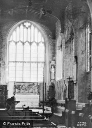 St Guthlac's Church, Interior c.1955, Market Deeping