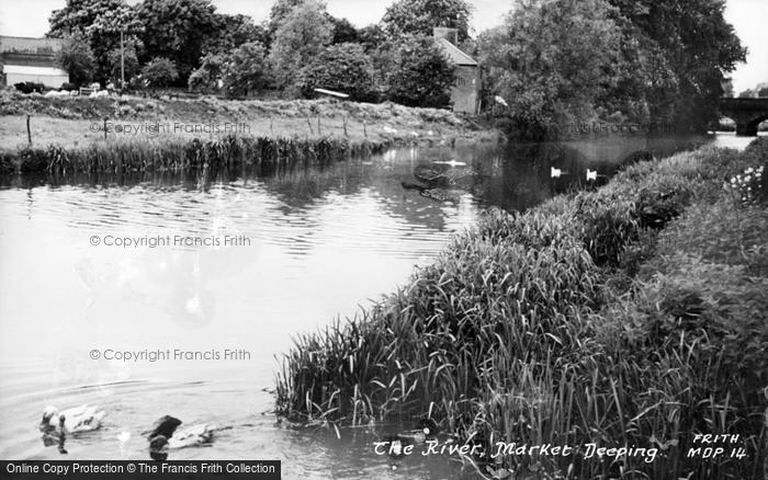 Photo of Market Deeping, The River c.1955