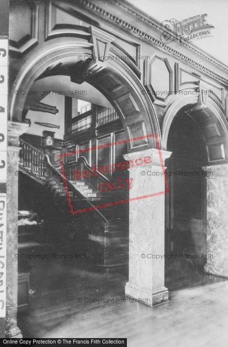 Photo of Market Drayton, Buntingsdale, The Staircase 1911