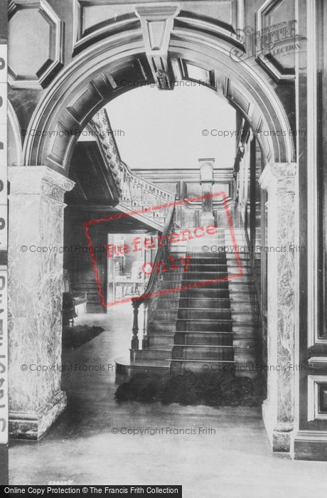 Photo of Market Drayton, Buntingsdale, The Staircase 1911