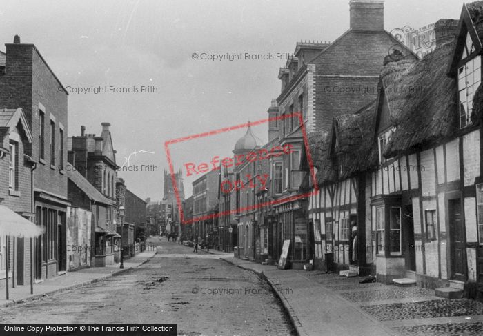 Photo of Market Drayton, Cheshire Street 1899