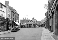 Cheshire Street c.1955, Market Drayton