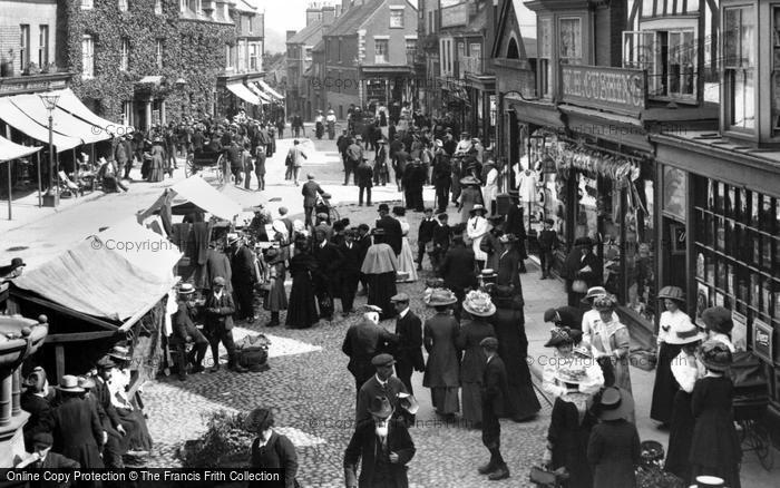 Photo of Market Drayton, Dressed For Market Day 1911